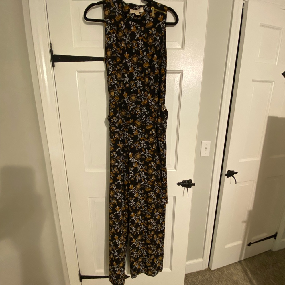 Michael Kors Black and Gold Fall jumpsuit